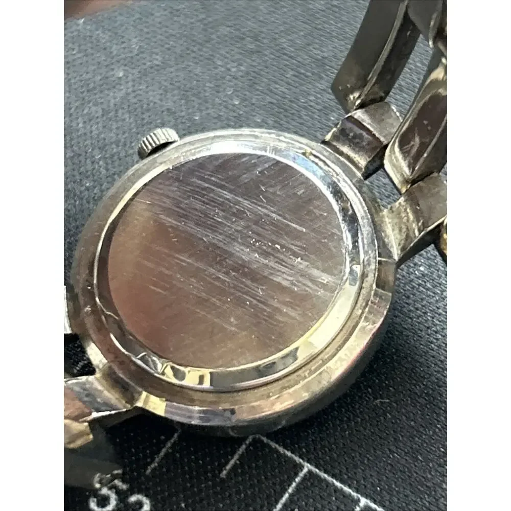 Silver Tone Pearl Dial Women’s Quartz Watch
